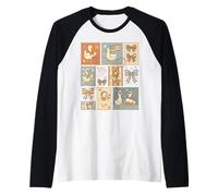 Funny 4th of July Goose Retro Independence Day Firequacker Camiseta Manga Raglan