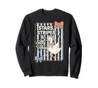 Funny 4th of July Goose Retro Independence Day Firequacker Sudadera