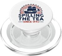 Funny 4th of July Spilling The Tea Since 1773 Fourth of July PopSockets PopGrip para MagSafe