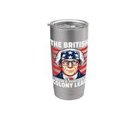 Funny 4th Of July The British Blew a 13 Colony Lead Vaso térmico de acero inoxidable de doble pared
