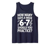Funny 6 7 Meme Music Students Six Seven Outfit Music Teacher Camiseta sin Mangas