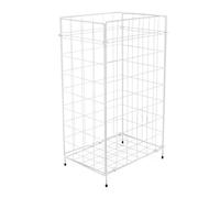 Funny 60 L cesto de basura Metal, plegable, color blanco, 400 x 230 x 640 mm, pack de 1 unidad), color