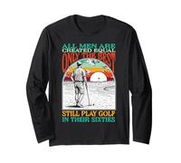 Funny 60th Birthday Golf Dad Play in Sixties Golffer Golfing Manga Larga