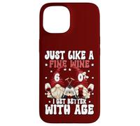 Funny 60th Wine Birthday Gnomes For Women & Men 60 Years Old Carcasa para iPhone 15