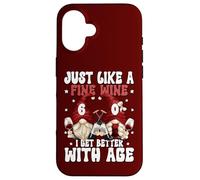 Funny 60th Wine Birthday Gnomes For Women & Men 60 Years Old Carcasa para iPhone 16