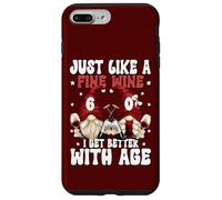 Funny 60th Wine Birthday Gnomes For Women & Men 60 Years Old Carcasa para iPhone 7 Plus/8 Plus