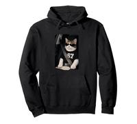 Funny 67 Cat Sunglasses Six Seven 6 7 Cat Meme Gen Alpha Sudadera con Capucha