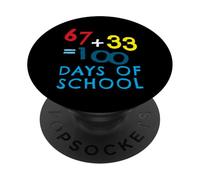 Funny 67 Celebración de 33 días de Escuela PopSockets PopGrip Adhesivo