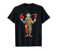 Funny 67 Gen Z Meme Design Clown Camiseta