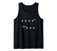 Funny 67 Gen Z Meme Design Morse Code Camiseta sin Mangas