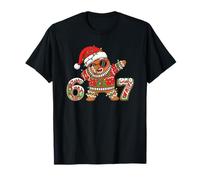 Funny 67 Gingerbread Six Seven Ice Cream Drip Christmas Meme Camiseta
