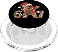 Funny 67 Gingerbread Six Seven Ice Cream Drip Christmas Meme PopSockets PopGrip para MagSafe
