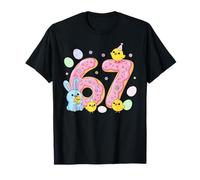 Funny 67 Meme Easter Bunny Egg Hunt Design Hombres Mujeres Niños Camiseta