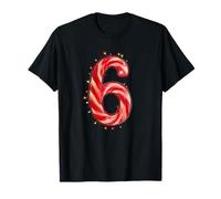 Funny 67 Six Seven Matching Christmas Candy Cane Lights Camiseta