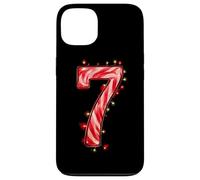 Funny 67 Six Seven Matching Christmas Candy Cane Lights Carcasa para iPhone 13