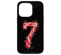 Funny 67 Six Seven Matching Christmas Candy Cane Lights Carcasa para iPhone 13 Pro
