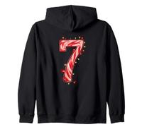 Funny 67 Six Seven Matching Christmas Candy Cane Lights Sudadera con Capucha