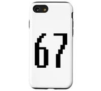 Funny 67 Six Seven Meme Couple Matching Retro Arcade Game Carcasa para iPhone SE (2020) / 7/8
