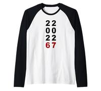 Funny 67 Six Seven Meme Year 2026-2027 Camiseta Manga Raglan