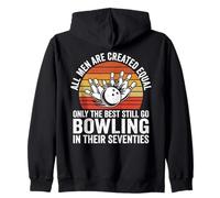 Funny 70th Birthday Dad Día del Padre Bowling Hombres Sudadera con Capucha