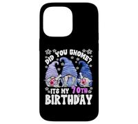 Funny 70th Birthday For Women Did You GNOME Its My Birthday Carcasa para iPhone 14 Pro MAX