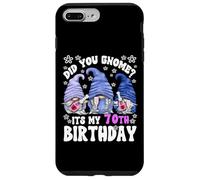 Funny 70th Birthday For Women Did You GNOME Its My Birthday Carcasa para iPhone 7 Plus/8 Plus