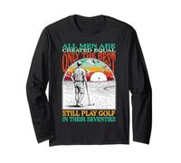 Funny 70th Birthday Golf Dad Play Seventies Golfer Golfing Manga Larga