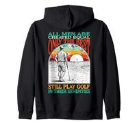 Funny 70th Birthday Golf Dad Play Seventies Golfer Golfing Sudadera con Capucha