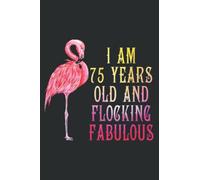 Funny 75Th Birthday Pink Watercolor Flamingo 75 Year: Lined Notebook: 6" x 9", 100 Pages, Notebook Journal For Lady, Girls And Women. Perfect Possum Blank Lined Notebook Journal Gift Ideas.