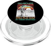 Funny 80th Birthday Golf Dad Play in Eighties Golffer PopSockets PopGrip para MagSafe
