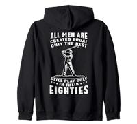 Funny 80th Birthday Golf Dad Play in Eighties Golffer Sudadera con Capucha