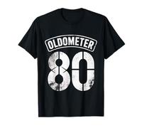 Funny 80th Birthday Oldometer Odómetro 80 años Old Joke Camiseta