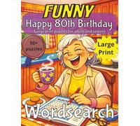 Funny 80th Birthday Word Search for Women: 80th Birthday Gift Ladies | Gifts for Women UK | Present for Senior | 80 Year old Gift | 80th Gift for ... Print | Fun Gift Elderly | Women 80th Present