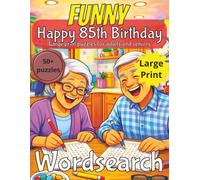 Funny 85th Birthday Word Search: 85th Birthday Gift UK | Gifts for Women | Present for Senior | 85 Year old Gift | 85th Gift for men | Nostalgic ... Gag gift | Nostalgic Puzzle Book | Funny Gift