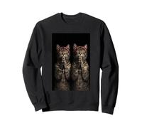 Funny 90s Rapper Cat Gen Z Retro Hip Hop 2 Cat Meme Sudadera