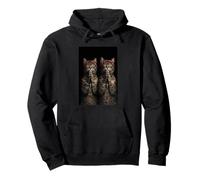 Funny 90s Rapper Cat Gen Z Retro Hip Hop 2 Cat Meme Sudadera con Capucha