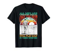 Funny 90th Birthday Golf Dad Play in Nineties Golffer Camiseta