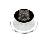 Funny Abraham Lincoln Tocando la Guitarra Rock Banda PopSockets PopGrip para MagSafe