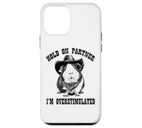 Funny ADHD Western Howdy Partner Overstimulated Guinea Pig Carcasa para iPhone 12 Mini