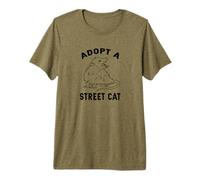 Funny Adopt a Street Cat Possum Lover Camiseta Premium