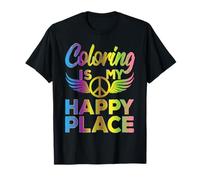 Funny Adult Coloring Humor Art Teacher Artist Rainbow Meme Camiseta