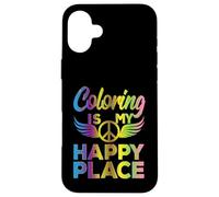 Funny Adult Coloring Humor Art Teacher Artist Rainbow Meme Carcasa para iPhone 16 Plus