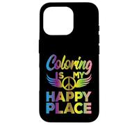 Funny Adult Coloring Humor Art Teacher Artist Rainbow Meme Carcasa para iPhone 16 Pro