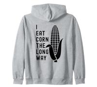 Funny Adult Humor Shirt Exchange: I Eat Corn The Long Way Sudadera con Capucha