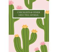 Funny Adult Notebook: Checklists & Other Lies I Tell Myself - 100 Ruled Pages, 8.5 x 11 inches (A4) ... perfect for office or home, coworkers, family and friends