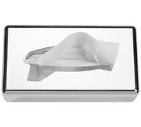 Funny AG-688 - Dispensador de pañuelos de papel, 255 x 130 x 70 mm, color plateado