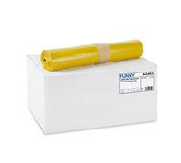 Funny AG-883 - Pack de 250 bolsas de basura, 120 l, color amarillo