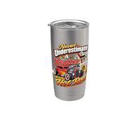 Funny Agente inmobiliario de bienes raíces Hot Rod Agente inmobiliario Vaso térmico de acero inoxidable de doble pared