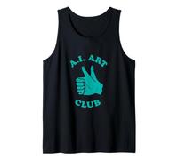 Funny AI Art Club Inteligencia Artificial Aprendizaje automático Camiseta sin Mangas