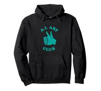 Funny AI Art Club Inteligencia Artificial Aprendizaje automático Sudadera con Capucha